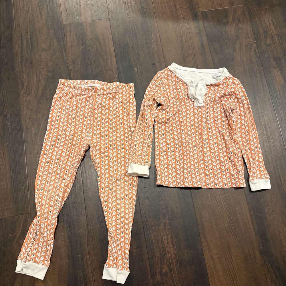 Lila and Hayes Ghost Print Pajamas Size 5